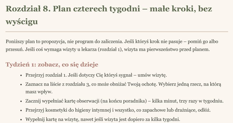 Plan 4 tygodni – wybierz pierwszy krok, zamiast robić wszystko naraz.